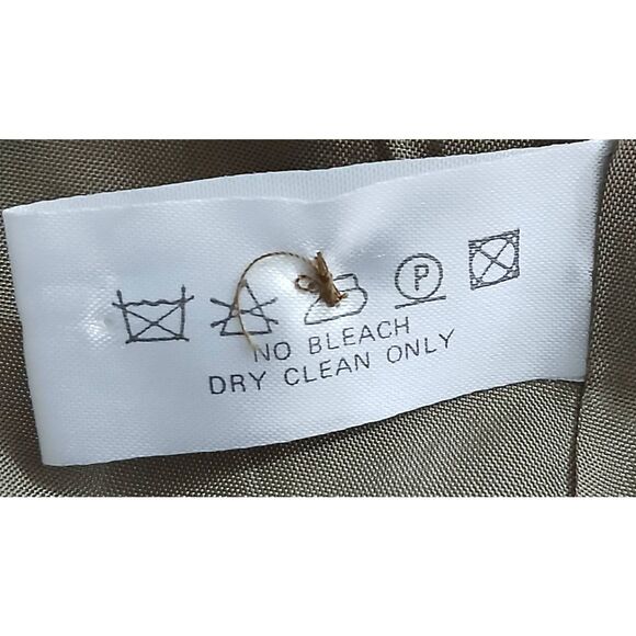 Vintage louis feraud womens Size 8 dress fuff shoulder midi  green Victorian - Picture 7 of 8